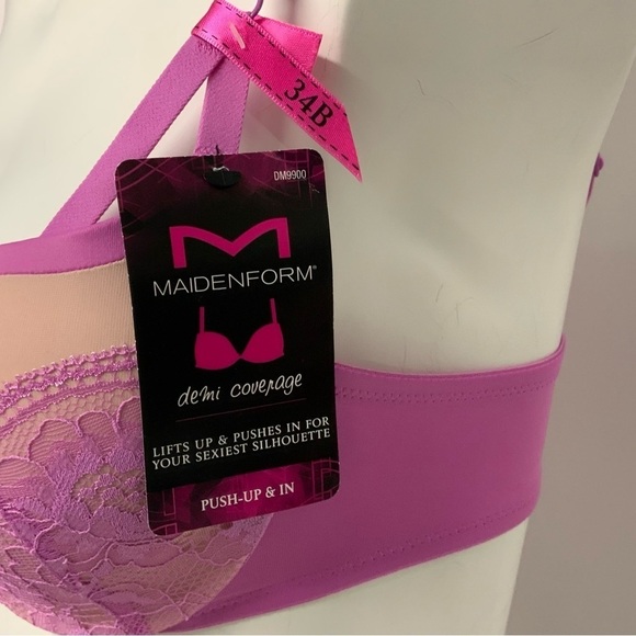 Maidenform Demi Coverage Bra Push-Up & In - Picture 3 of 7